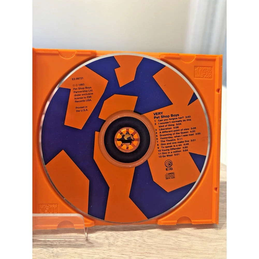 PET SHOP BOYS Very Orange Embossed Case 1993 - Picture 4 of 5